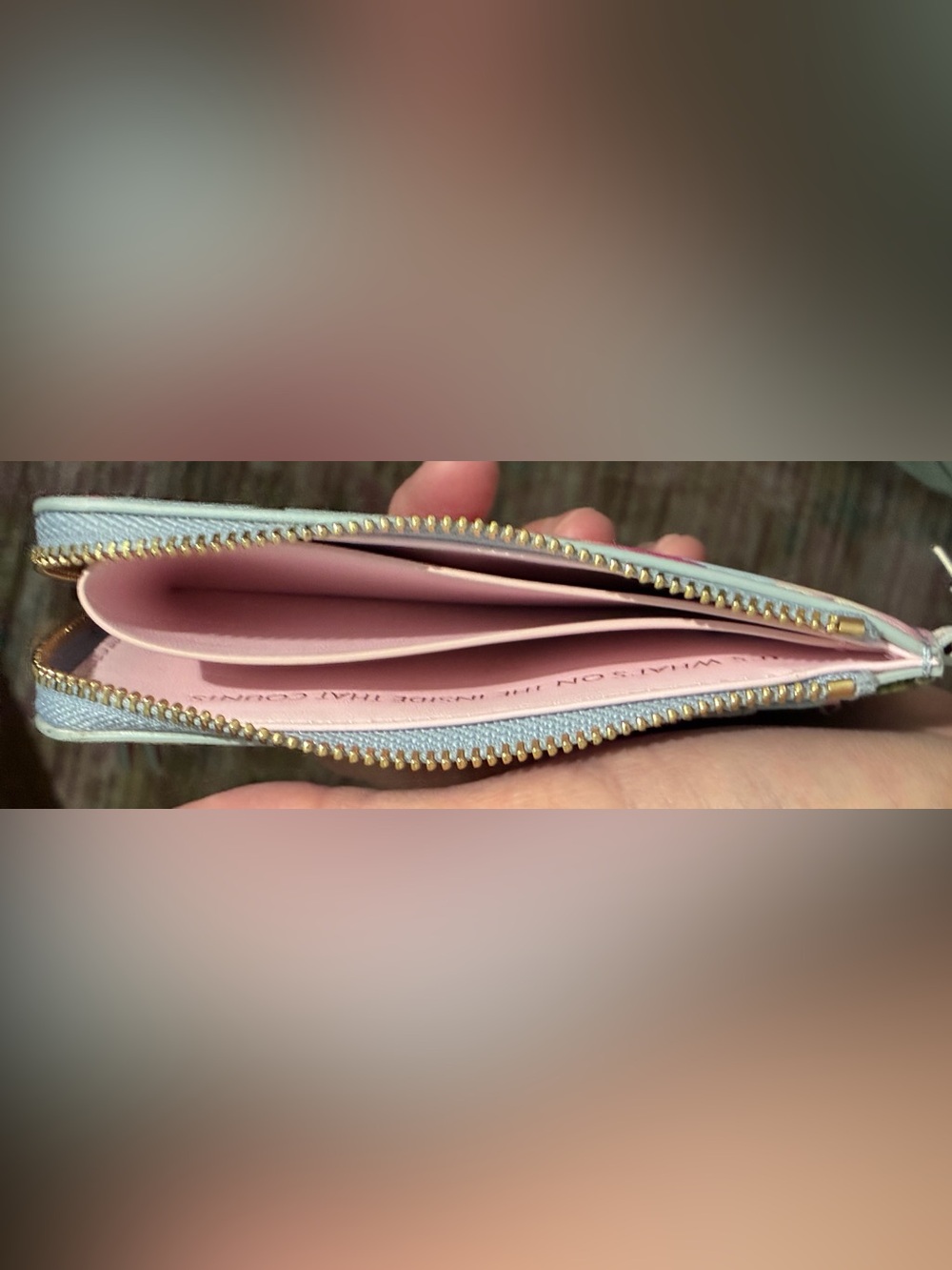 Ted Baker Card Case with Zipper. Outside holds 4 Cards.Inside 3 compartments.NWT - Picture 10 of 10